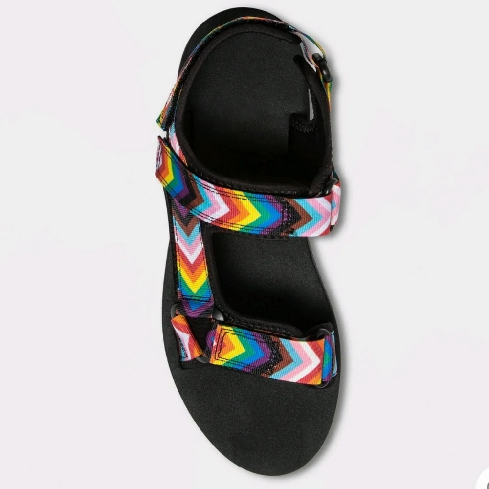 GLSEN Pride Black Adult Adventure Size 8 Women's or Men's 6 - Picture 2 of 7